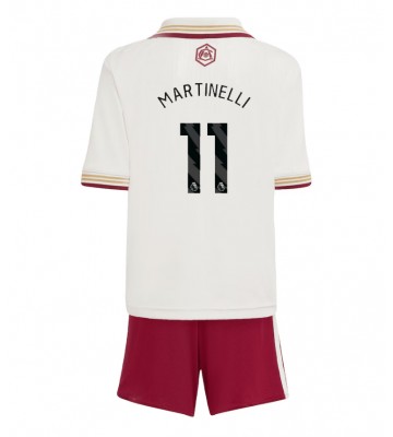 Arsenal Gabriel Martinelli #11 Replica Third Stadium Kit for Kids 2025-26 Short Sleeve (+ pants)
